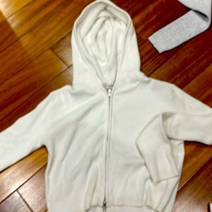 brandy melville cropped arden hoodie